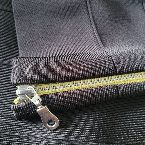 INC International Concepts Black Bodycon Zipper Dress – Worn Once (L) - Picture 7 of 8